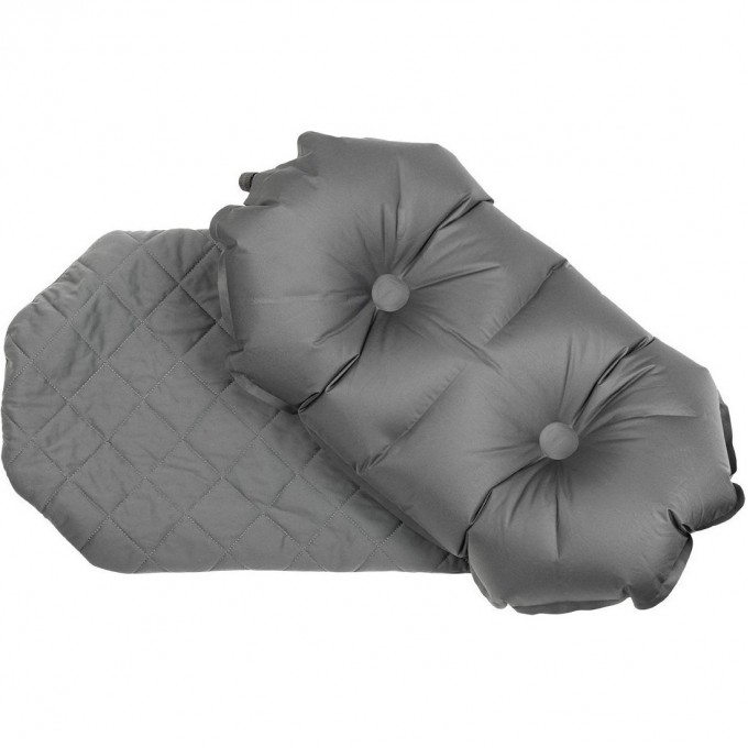 Надувная подушка KLYMIT PILLOW LUXE GREY Серая 12LPGY01D Надувная подушка KLYMIT PILLOW LUXE GREY Серая 12LPGY01D