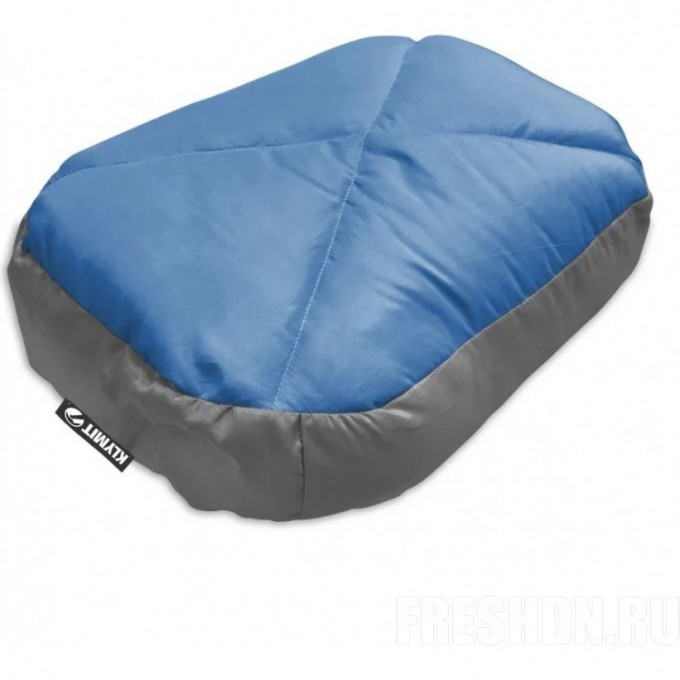 Надувная подушка KLYMIT PILLOW TOP DOWN серо-голубой 12DPBL01C Надувная подушка KLYMIT PILLOW TOP DOWN серо-голубой 12DPBL01C